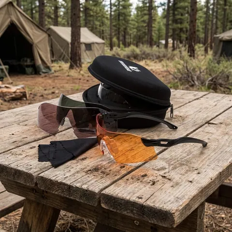 Окуляри захисні зі змінними лінзами Venture Gear Drop Zone Anti-Fog, Чорний
