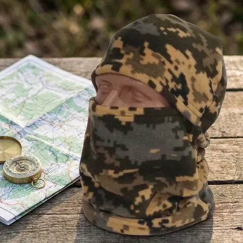 Балаклава військова флісова піксель — фото 3