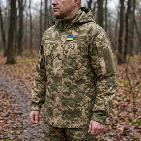 Жіноча тактична куртка FC Combat Fit, піксель
