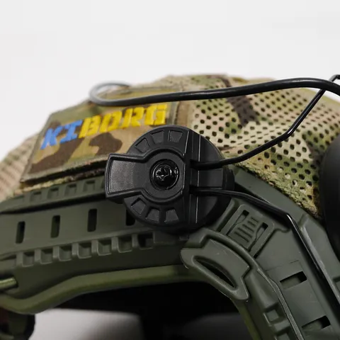 Тактичні навушники EARMOR M31Н з кріпленням Олива — фото 11