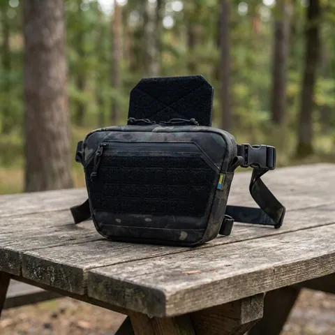 Сумка-напашник M Kiborg GU Cordura Black Multicam