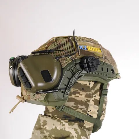 Тактичні навушники EARMOR M31Н з кріпленням Олива — фото 9