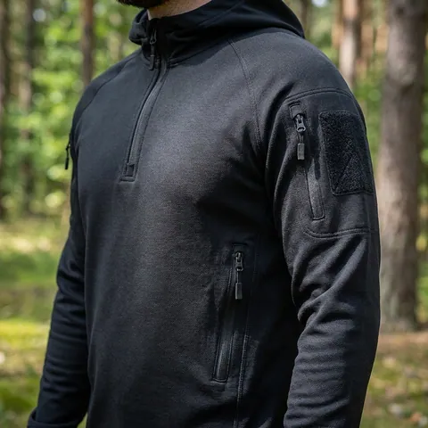 Кофта Helikon-Tex RANGE HOODIE - TopCool, чорний — фото 3