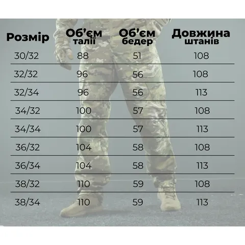 Штани тактичні Reinforced Rip-Stop Койот — фото 12