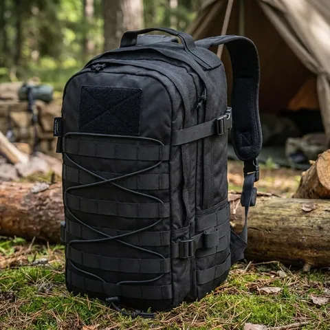 Рюкзак тактичний 24л Helikon-Tex RACCOON Mk2 Backpack - Cordura - Black — фото 3