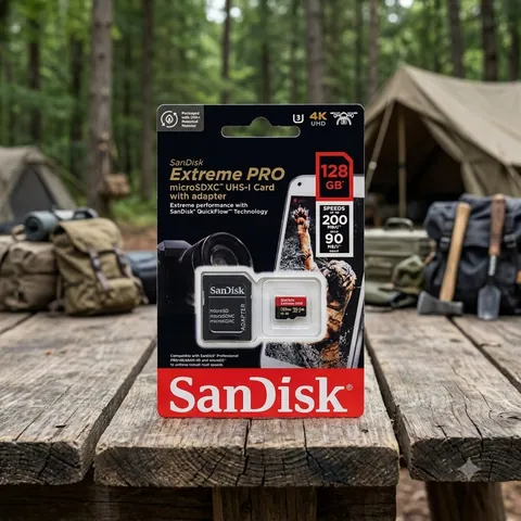 Карта пам'яті SanDisk Extreme PRO microSDXC 128 ГБ UHS-I U3 + SD-адаптер