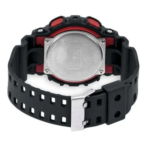 Годинник Casio G-SHOCK GA-100 - чорний/червоний — фото 3