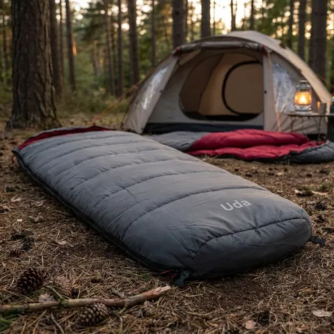 Спальний мішок Bo-Camp Uda Cool/Warm Golden -10° Red/Grey (3605898)