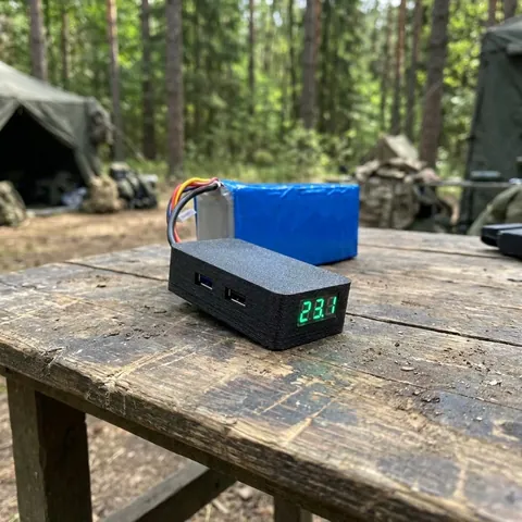 Перехідник блок живлення для заряджання телефона від fpv батареї 2 USB виходи Kiborg