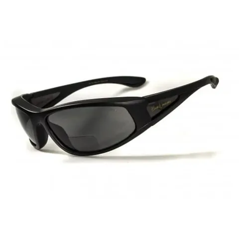 Окуляри біфокальні поляризаційні (захисні) BluWater Winkelman-2 polarized (+2.0 bifocal), (gray) чорні, Чорний — фото 6