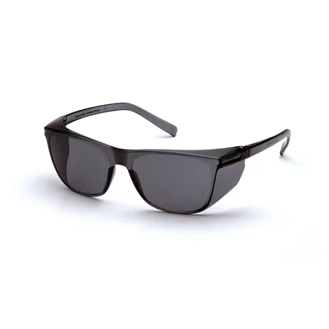 Захисні окуляри Pyramex Legacy (gray) Super Anti-Fog H2MAX, сірі, Чорний — фото 2
