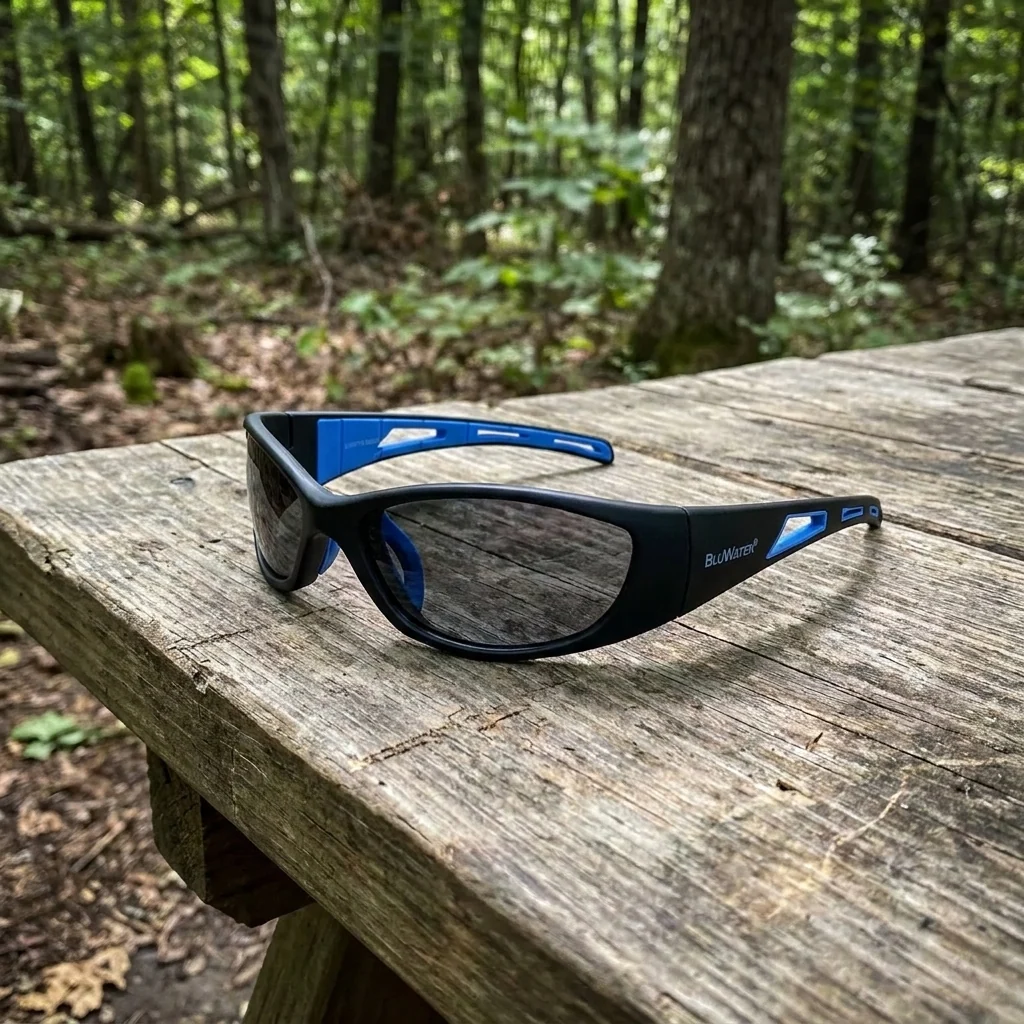 Окуляри поляризаційні BluWater Buoyant-1 Polarized (gray) чорні