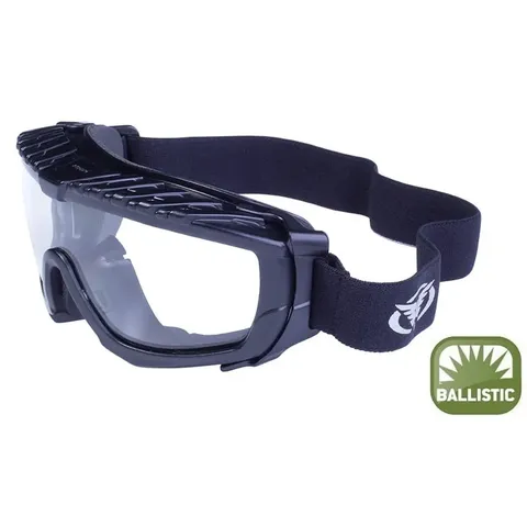Окуляри захисні з ущільнювачем Global Vision Ballistech-1 (clear) Anti-Fog, прозорі — фото 2