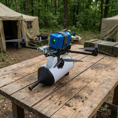 FPV Дрон 10 Дюймів “Амага 10 оптика” на оптоволокні 10 км – Кодифіковані