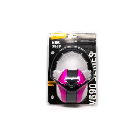 Навушники Рожеві Venture Gear VGPM9010PC з шумопоглинанням NRR 24dB + беруші — фото 13