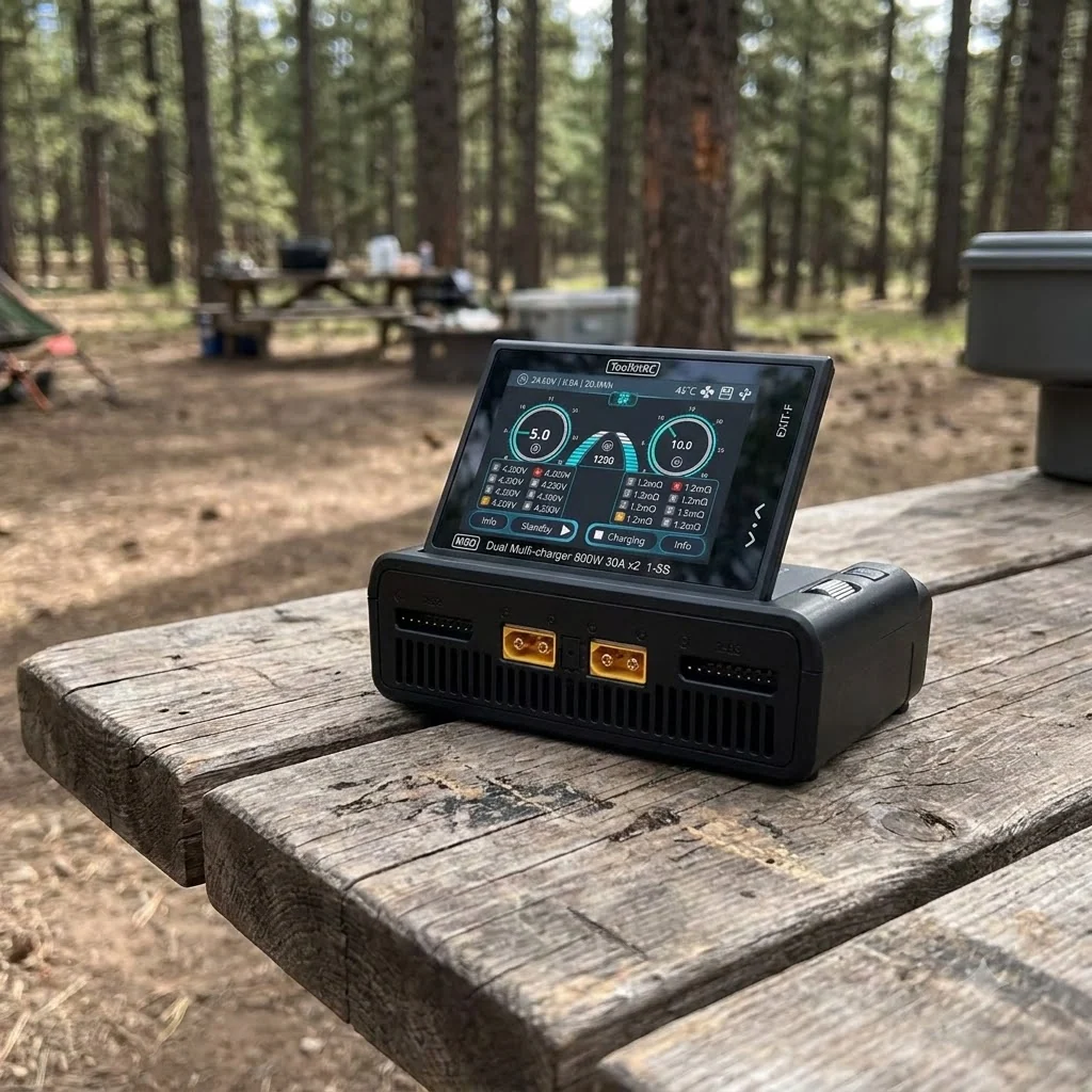 Зарядний пристрій ToolkitRC M8D (DC 800W x2)