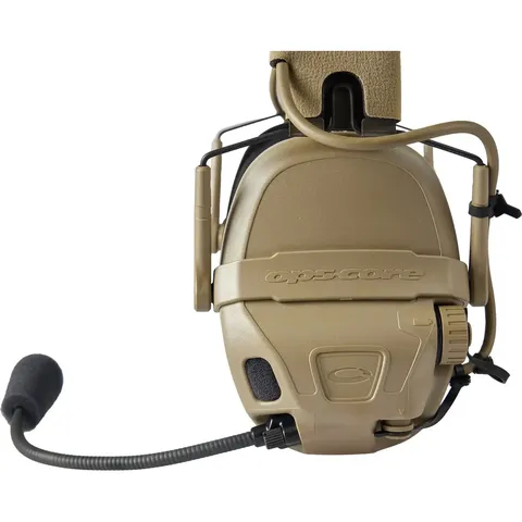 Активні навушники Ops-Core AMP Communication Headset-Connectorized. Верхній тримач. Tan — фото 5