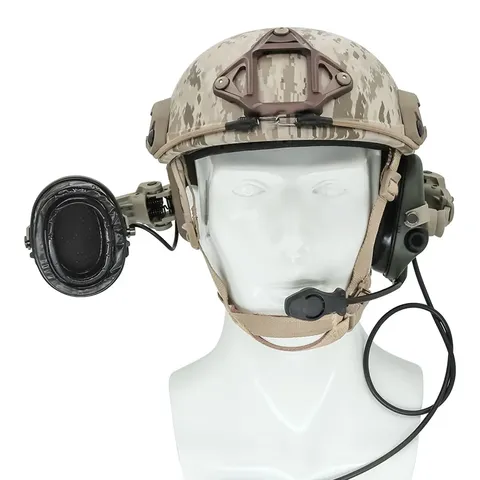 Кріплення для навушників MSA SORDIN на рейки ARC - NeckFlip HELMET RAIL MOUNT KIT (TAN) — фото 2