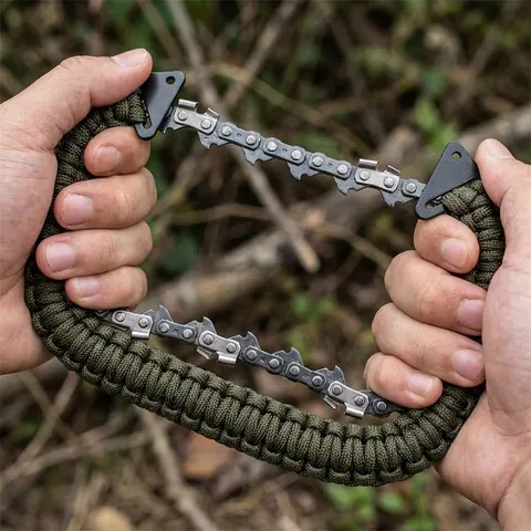 Сталева пилка ланцюгова BaseCamp Paracord Saw — фото 3