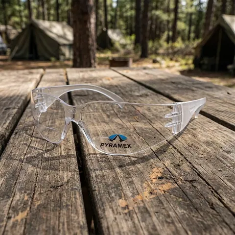 Окуляри біфокальні (захисні) Pyramex Intruder Bifocal (+2.5) (clear) прозорі біфокальні лінзи з діоптриями, Прозорий