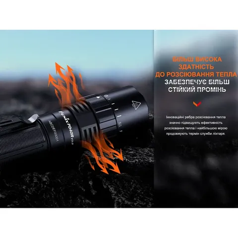Ліхтар ручний Fenix PD40R V3.0, 3000 lm — фото 11