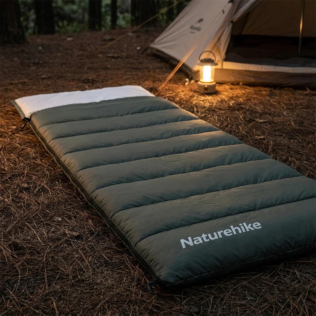 Спальний мішок Naturehike LD150 CNK2300SD016 лівий, темно-зелений