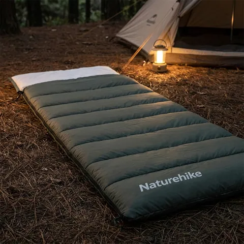 Спальний мішок Naturehike LD150 CNK2300SD016 лівий, темно-зелений