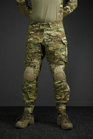 Штани з наколінниками Kalista Military Full-Pro ріп-стоп мультикам — фото 8