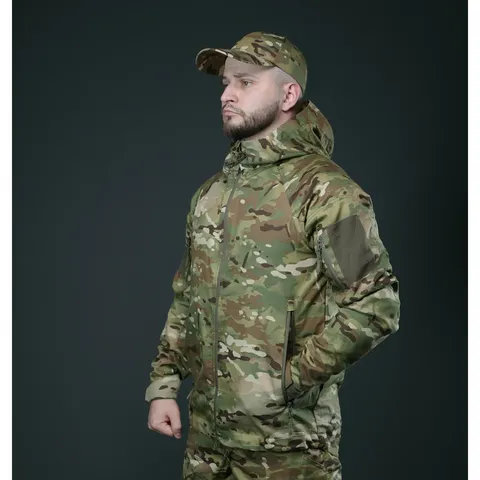 Тактична куртка Twill GEN I | Multicam | Літня військова куртка без підкладки — фото 8