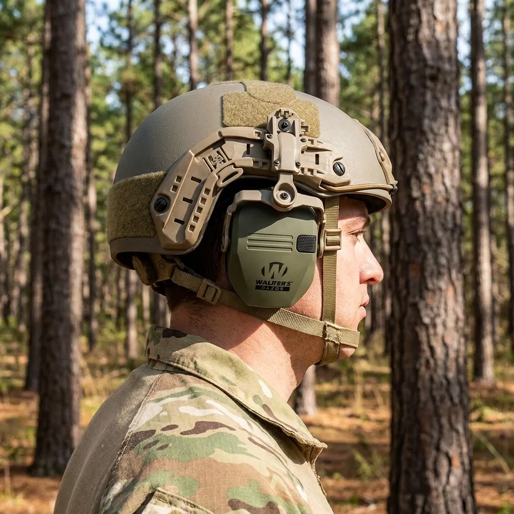 Кріплення для навушників Walker's Razor на рейки ARC - NeckFlip Helmet Rail Mount Kit (TAN)