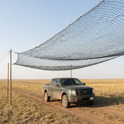 Антидронова сітка 4×8 м, вічко 50 мм, нитка 1,8 мм (сітка проти дронів для машин і доріг)