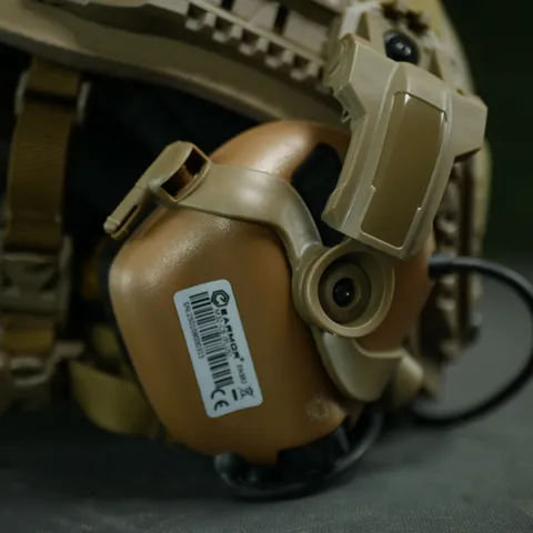 Кріплення для наушників "Чебурашки" EARMOR (Ops core arc) Койот — фото 10