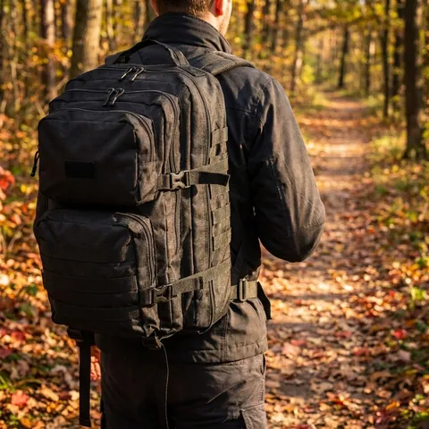 Рюкзак з Molle 40л Чорний