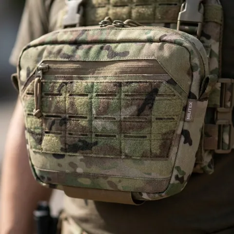 Сумка-напашник з балістичних захистом 2 клас Militex XL Cordura original USA Мультикам — фото 3