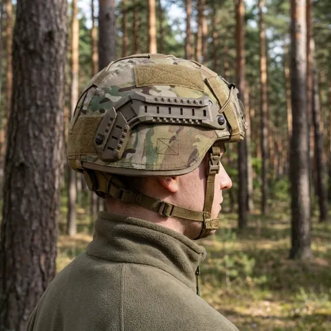 Балістичний шолом з кавером Sestan-Busch Helmet Coyote L-(57-60) MICH