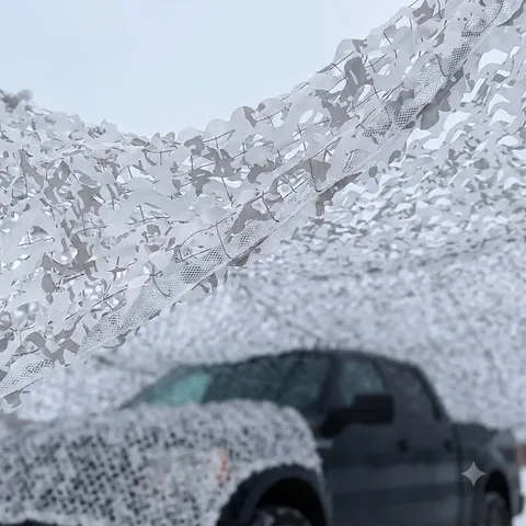 Зимова маскувальна Militex сітка зимовий мультикам 5х8м (площа 40 кв.м.) — фото 3