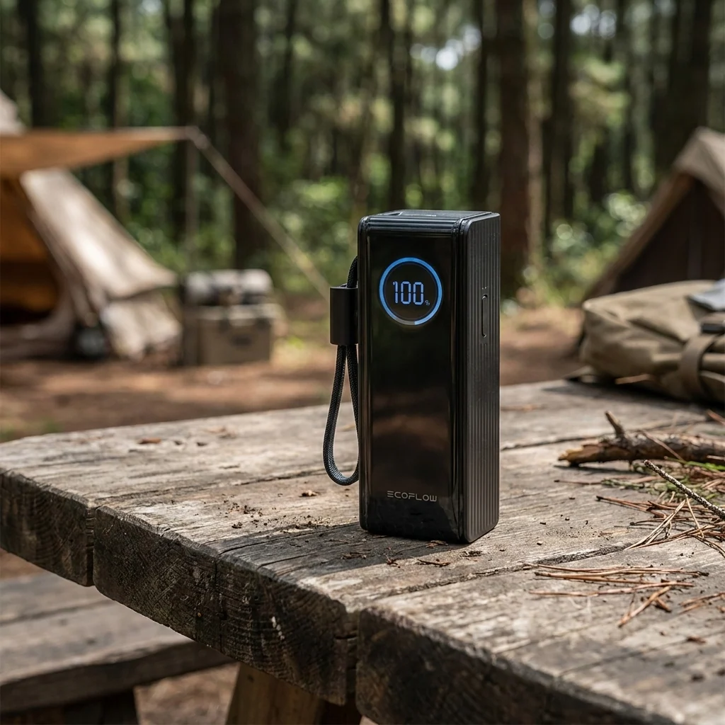 Павербанк EcoFlow RAPID Power Bank з кабелями 25000mAh чорний