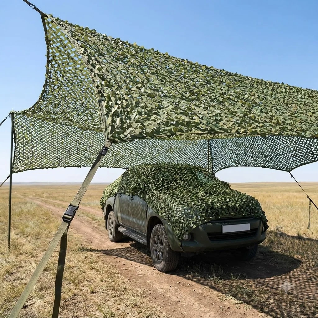 Весняна маскувальна сітка Militex Камуфляж 5х7м (площа 35 кв.м.)