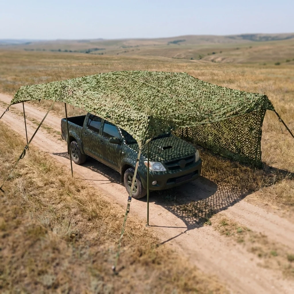 Маскувальна сітка Militex Мультикам весна 5х7м (площа 35 кв.м.)