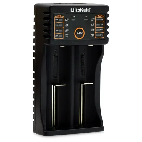 Зарядний пристрій Liitokala Lii-202, Ni-Mh/Li-ion/Li-Fe/LiFePO4, USB, Powerbank, LED, Box — фото 2