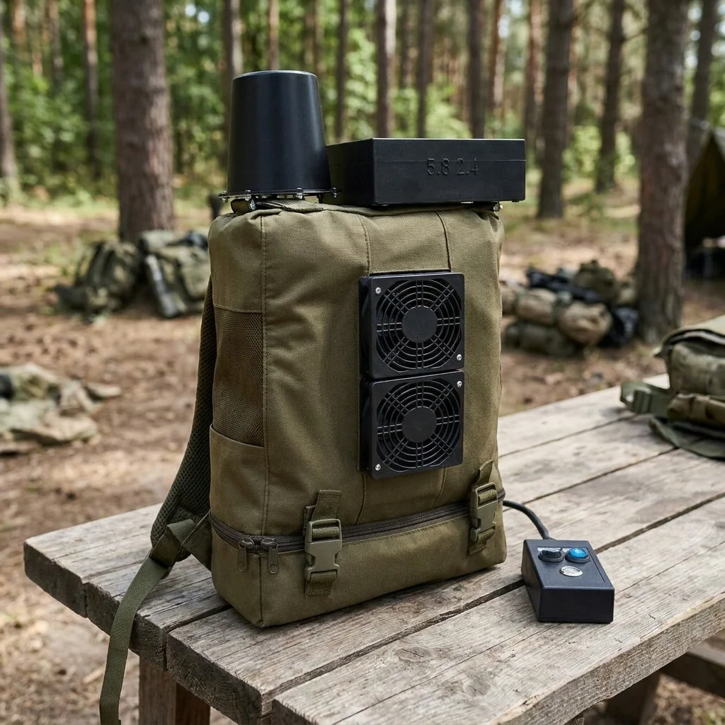 РЕБ Contra-drone (Anti-fpv Mavic BackPack) (400-500МГц, 2390-2500МГц, 5725-5850МГц)