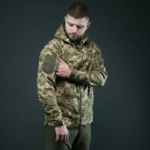 Тактична куртка Twill GEN I | Піксель | Літня військова куртка без підкладки — фото 9
