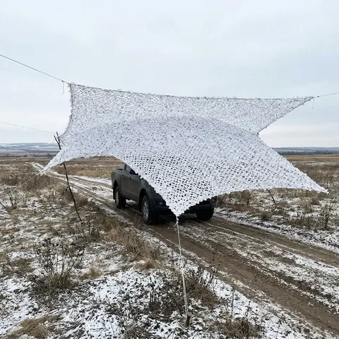 Маскувальна сітка Militex для окопів та бліндажів Альпійська клякса 10х20м (площа 200 кв.м.)