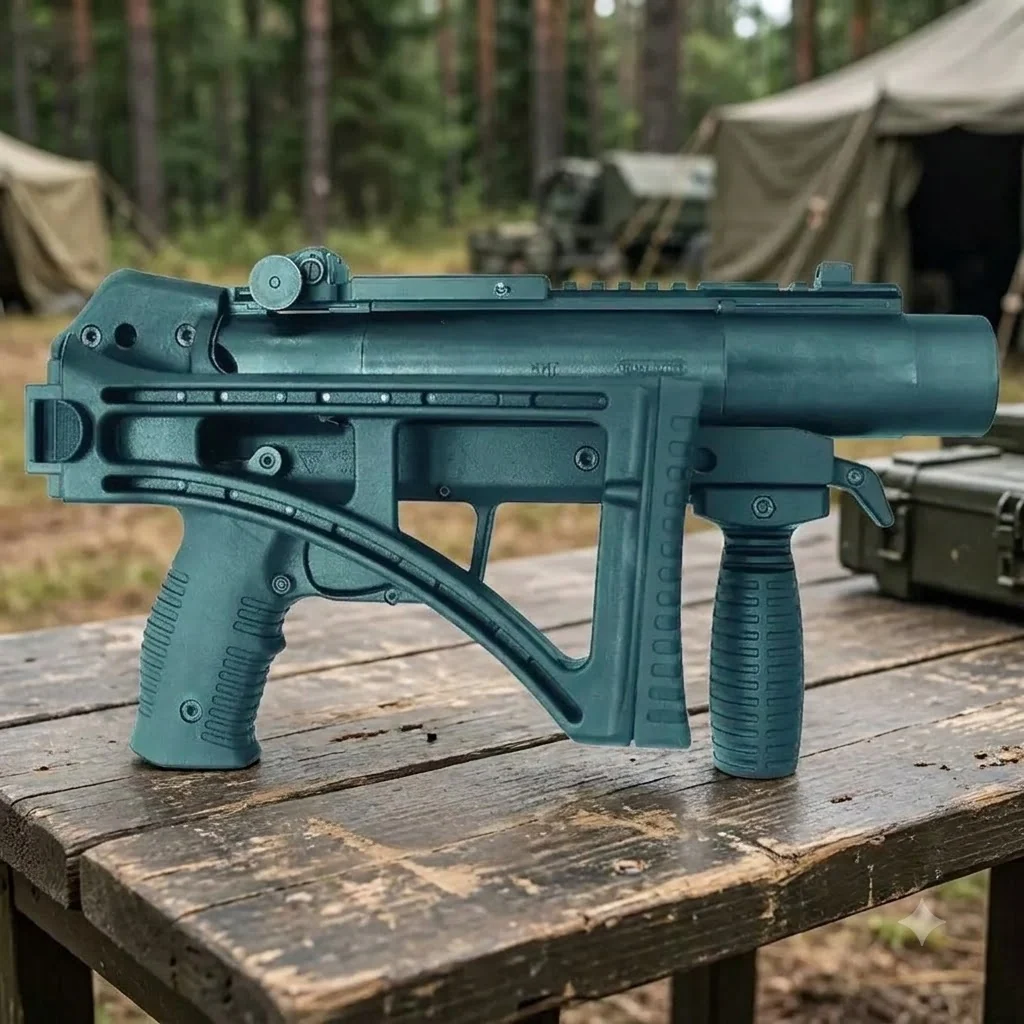 Макет гранатомета ФОРТ-600А, калібр 40×46 мм — масогабаритний