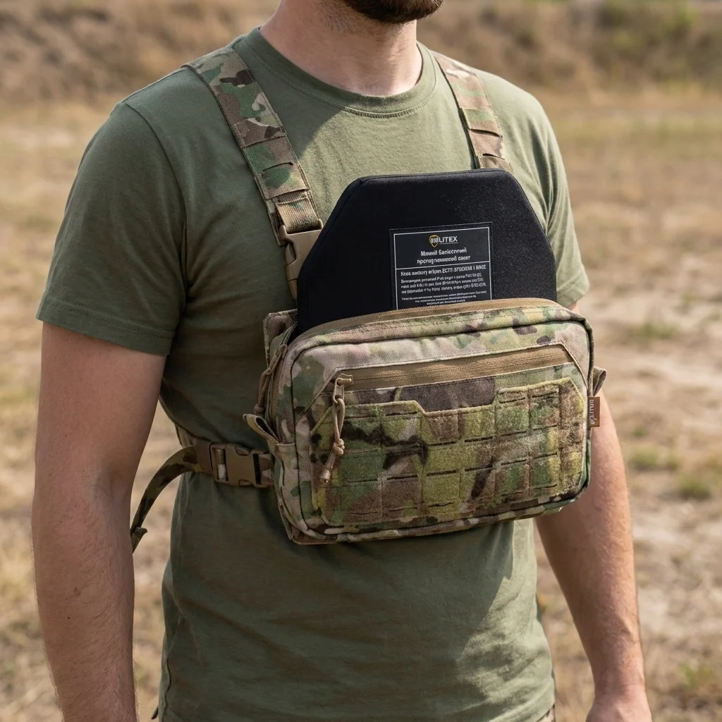 Підсумок під захист живота Militex Мультикам з Cordura original USA (M) з балістичним захистом 1 класу