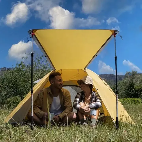 Намет двомісний Naturehike P-Series NH18Z022-P, 210T/65D, темний хакі — фото 7