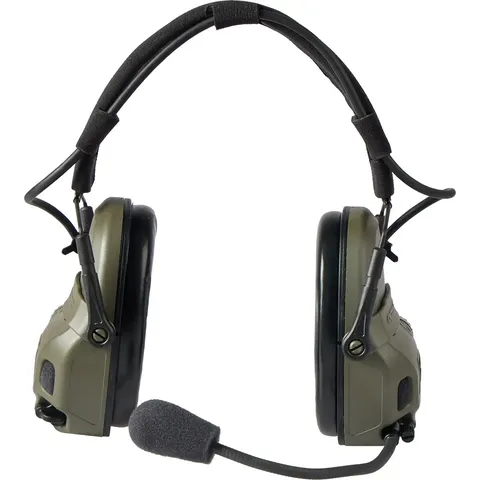 Активні навушники Ops-Core AMP Communication Headset-Connectorized. NFMI. Верхній тримач. Ranger Green — фото 6
