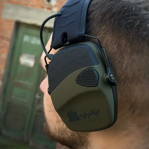 Активні навушники C4 Tactical (SNR=27dB Elec) - олива — фото 7