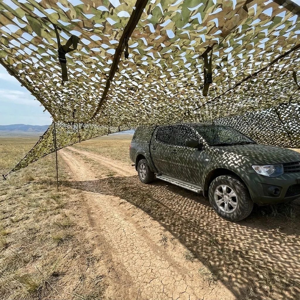 Маскувальна сітка Militex для авто Мультикам весна 3х5м (площа 15 кв.м.)