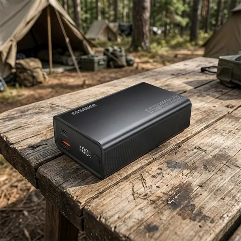 Зовнішній акумулятор ESSAGER EDY65-LD01-Z 20000 mAh 65W black